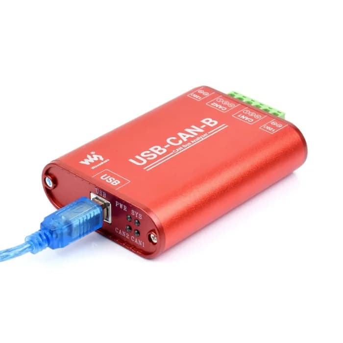 Адаптер Waveshare USB-CAN с двухканальным CAN-анализатором
