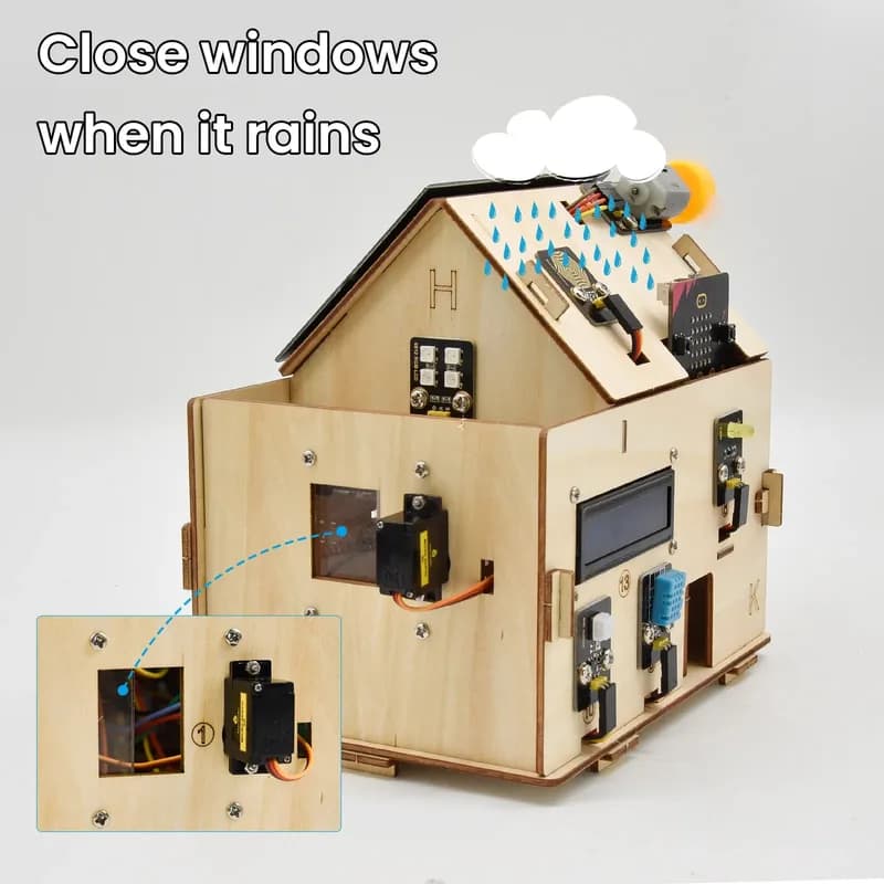 Keyestudio Microbit Комплект для умного дома для BBC Micro Bit Starter Kit