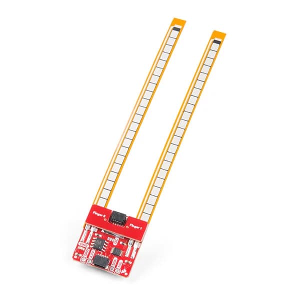 Контроллер SparkFun Qwiic Flex в перчатках
