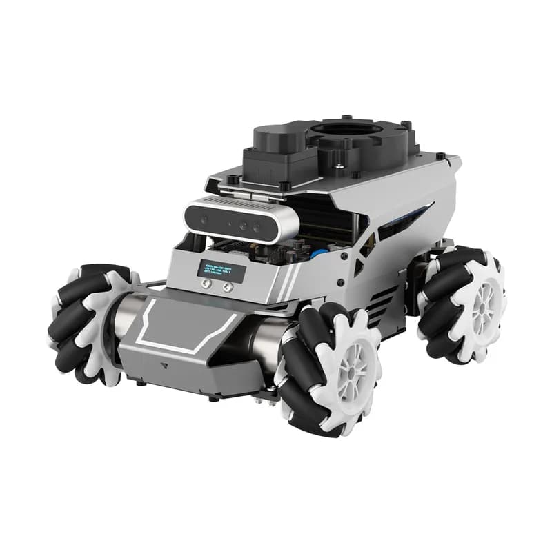 Hiwonder ROSOrin ROS2 Smart Car, мультимодальная большая модель искусственного интеллекта ChatGPT / Gemini / Grok / Llama, навигационное программирование SLAM, робот Mecanum Wheels