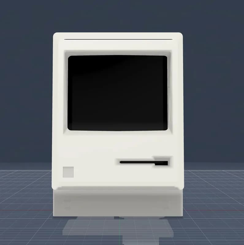 RP2040 Миниатюрный компьютер Macintosh