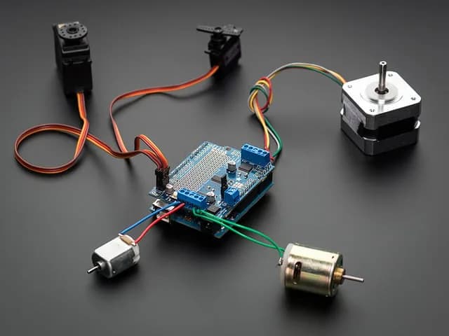 Мотор/шаговый двигатель/сервоэкран Adafruit для комплекта Arduino v3