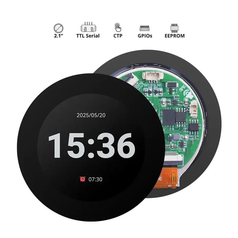 Nextion NX4848E021-011C 2,1-дюймовый HMI-TFT-дисплей (серия EDGE, IPS, Kapazitiver Touch)