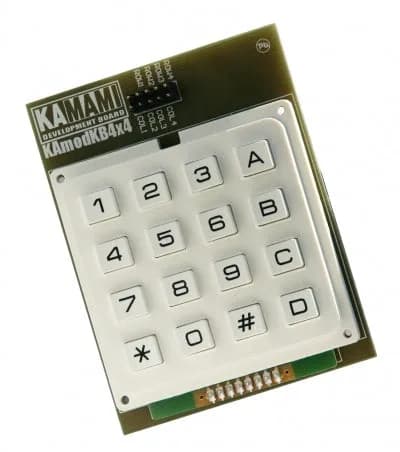 KAmodKB4x4 - модуль 16-кнопочной матричной клавиатуры 4×4