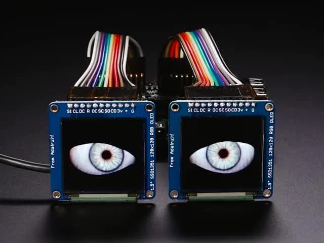 Крышка с анимированными глазами Adafruit для мини-комплекта Raspberry Pi