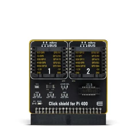 Щиток Click для Pi 400
Обзор