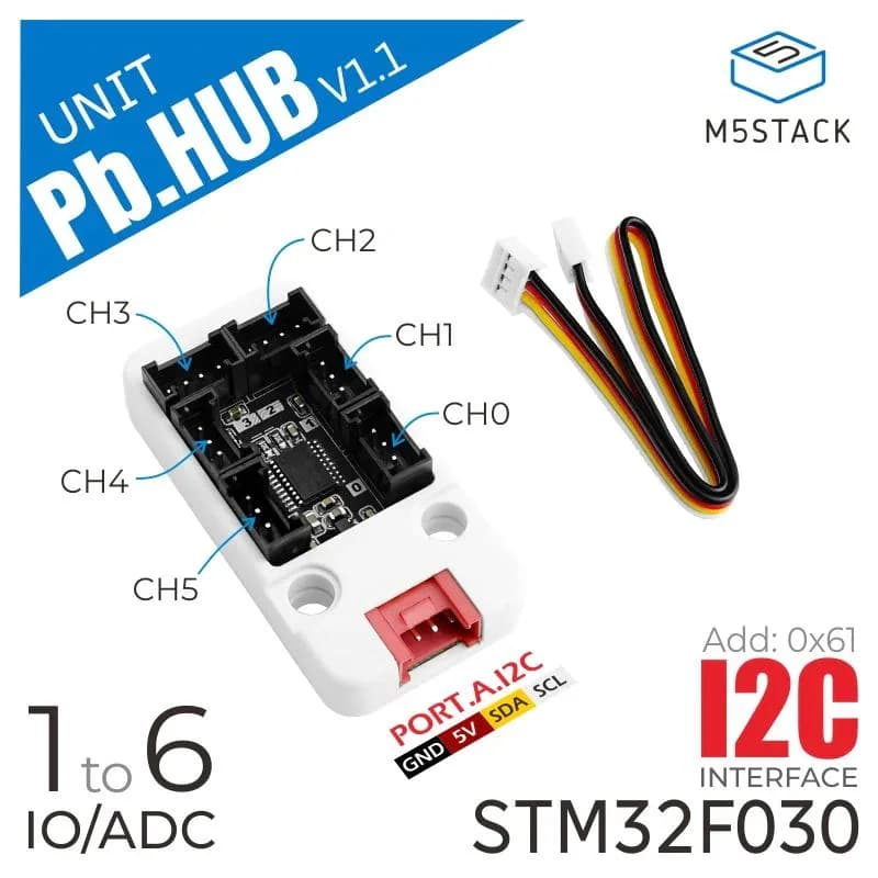 M5Stack STM32F0 I/O 1 to 6