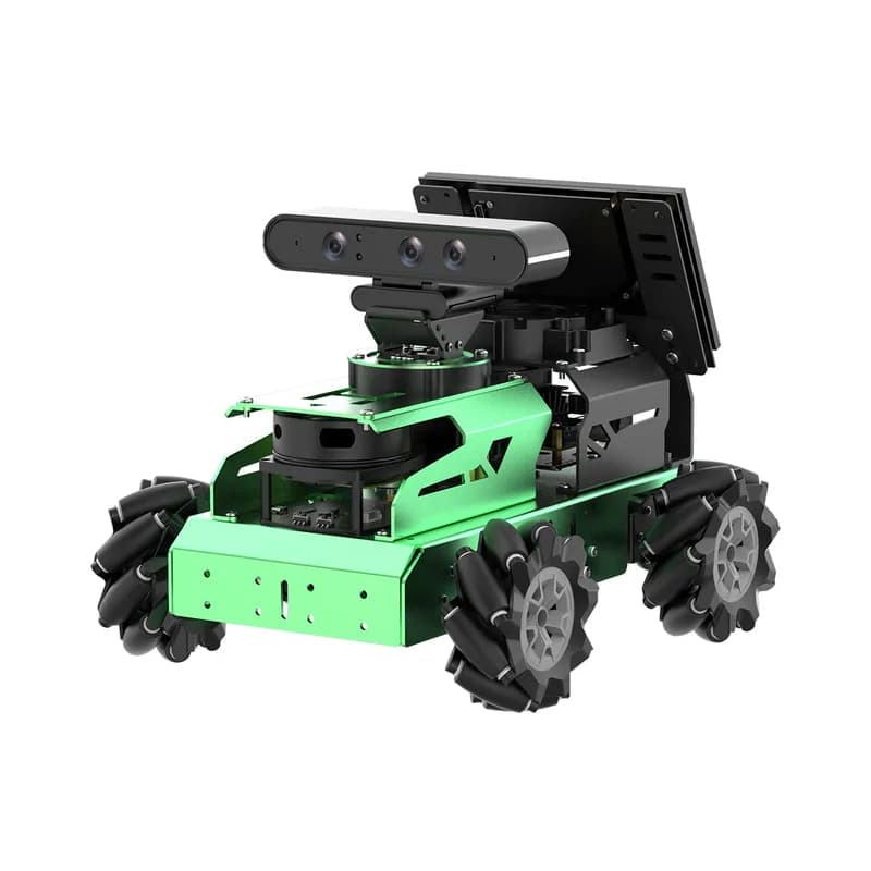 Комплект робота Hiwonder JetAuto AI, образовательный робот ROS1/ROS2 на базе NVIDIA Jetson с мультимодальной моделью искусственного интеллекта (ChatGPT), голосовым управлением, SLAM и AI Vision