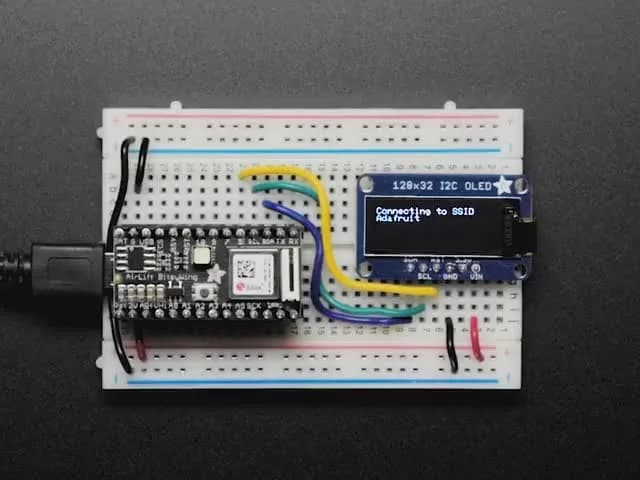 Дополнение Adafruit AirLift Bitsy — сопроцессор ESP32 WiFi