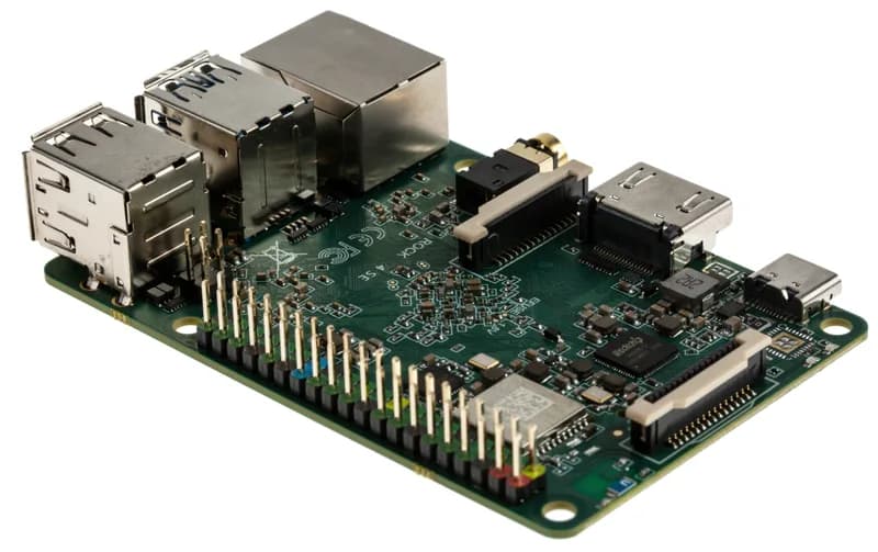ROCK 4 SE Одноплатный компьютер 4 ГБ оперативной памяти LPDDR4 Rockchip RK3399-T ARM® Cortex-A72®