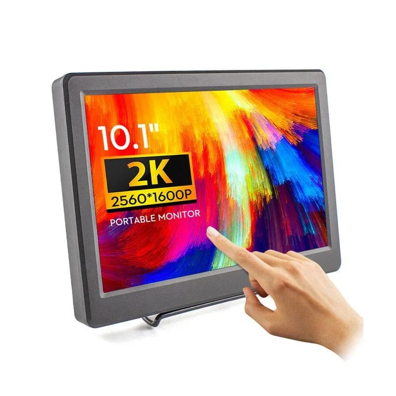 SQ101T 10,1-дюймовый настольный монитор 2K IPS сенсорный экран 2560x1600 Дисплей VGA-интерфейс для Raspberry Pi PS4 XBOX Windows