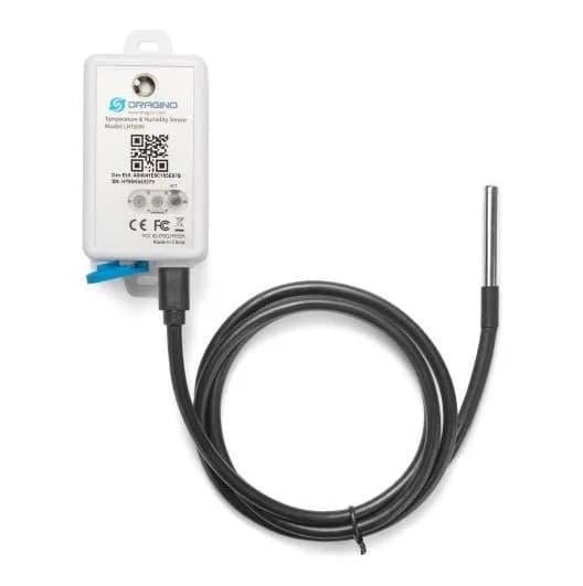 Dragino LHT65N-NE117-EU868 LoRaWAN Датчик температуры и люфтфеухтигкейтс с TI TMP117A Präzisions-Temperaturfühler