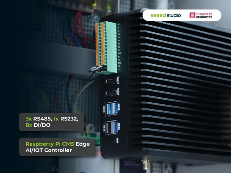 reComputer Industrial R2035-10 — самый надежный и мощный контроллер Raspberry Pi Edge AI/IOT