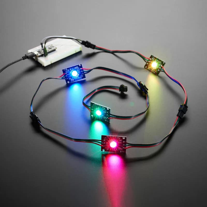 Ультраяркий светодиод RGBW NeoPixel мощностью 4 Вт — натуральный белый — ~4000K