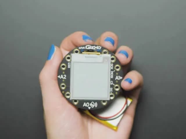 Circuit Playground 152x152 Трехцветная штуковина для электронных чернил