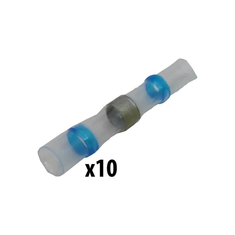 Припой термоусадочный синий 14-16 AWG Кол-во. 10