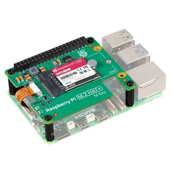 Официальный твердотельный накопитель Raspberry Pi NVMe (256 ГБ • 512 ГБ • 1 ТБ)