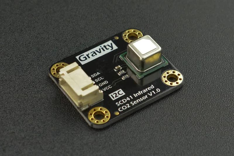 Гравитация: I2C SCD41 Инфракрасный датчик CO2 (400–5000 ppm)