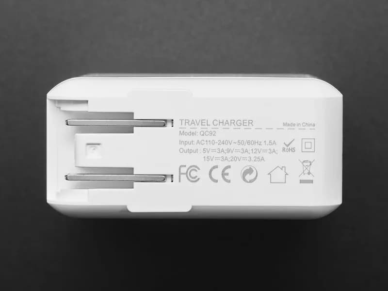 Кабель USB Type C 3.1 PD с цилиндрическим разъемом 5,5 мм - выход 15 В, 5 А, длина 1,2 м, с E-Mark