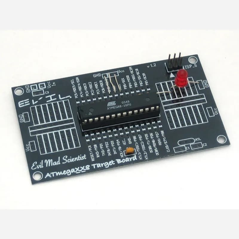 Barebones AVR dev. доска