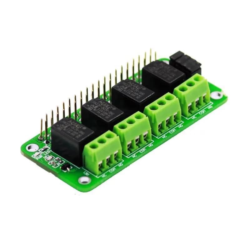 Relay 4 Zero - 4-канальная релейная плата для Pi Zero