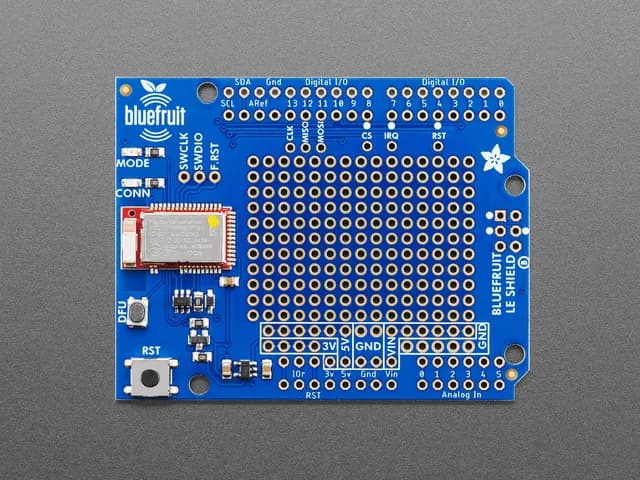 Adafruit Bluefruit LE Shield — Bluetooth® LE для Arduino