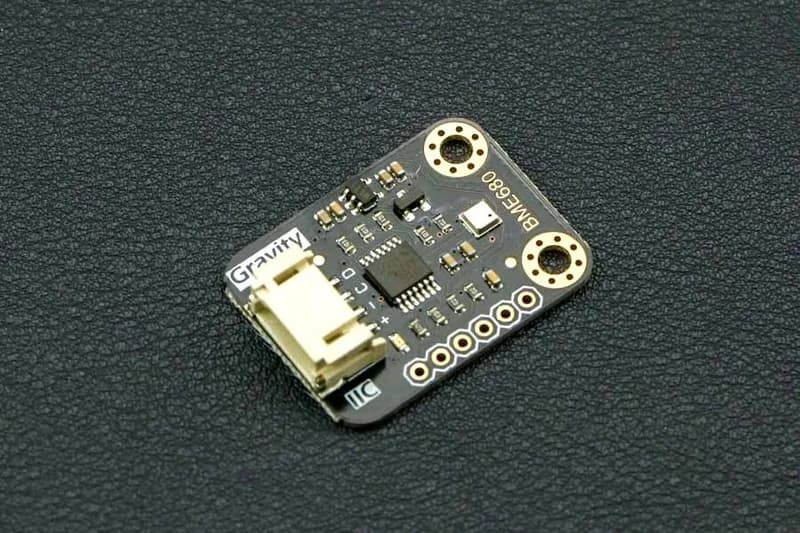 Гравитация: I2C BME680 Датчик окружающей среды (ЛОС, температура, влажность, барометр)