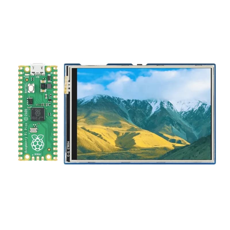 Mini Stream Deck Projektset с Raspberry Pi Pico и TFT Touch Display Shield