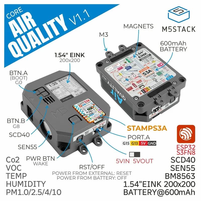 M5Stack v1.1M5StampS3A