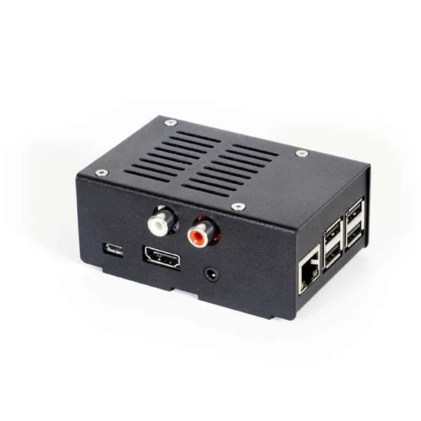 Стальной корпус для HiFiBerry DAC+, черная крышка