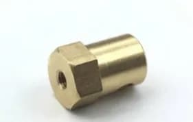 Латунная шестигранная монтажная втулка, 6 мм, шестиугольная, 12*12*18 мм