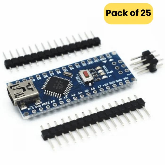 Плата, совместимая с Arduino Nano R3 (25 шт. в упаковке)