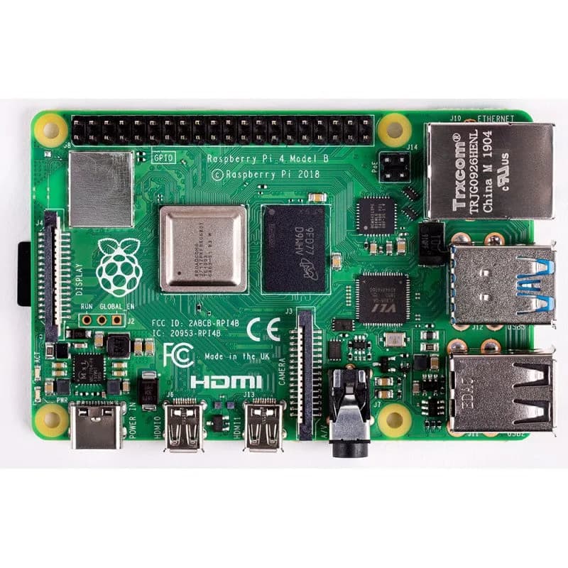 Плата Raspberry Pi 4 Model B с 4 ГБ LPDDR4 SDRAM