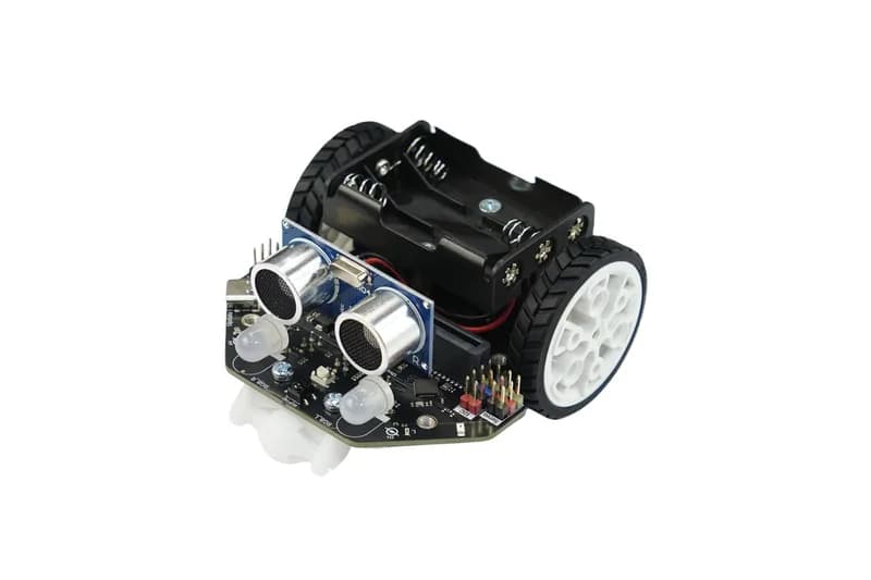 Комплект робота Maqueen Lite V5 micro:bit для STEM (отслеживание линий и предотвращение препятствий)