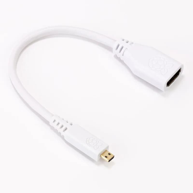 Кабель-адаптер Raspberry Pi 235 мм с Micro HDMI на HDMI
