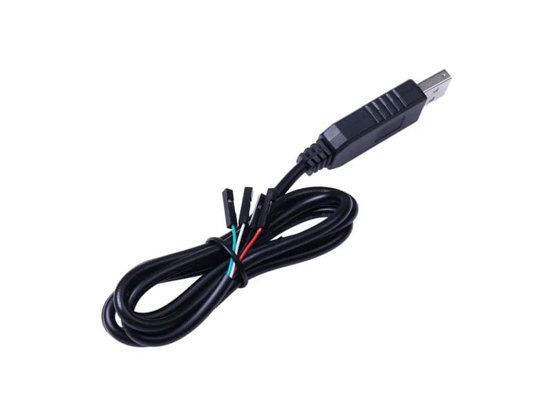 Последовательный кабель USB-TTL — 1 метр, USB-A с CH340, четыре гнездовых провода DuPont