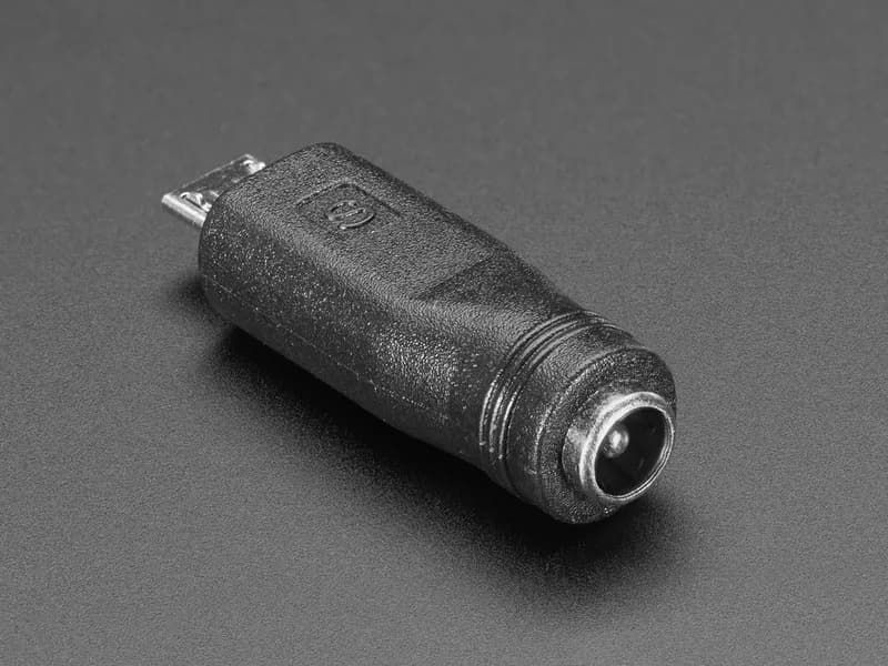 Переходник MicroUSB на 5,5/2,1 мм постоянного тока
