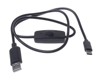 Кабель питания/передачи данных USB-A — USB-C с переключателем