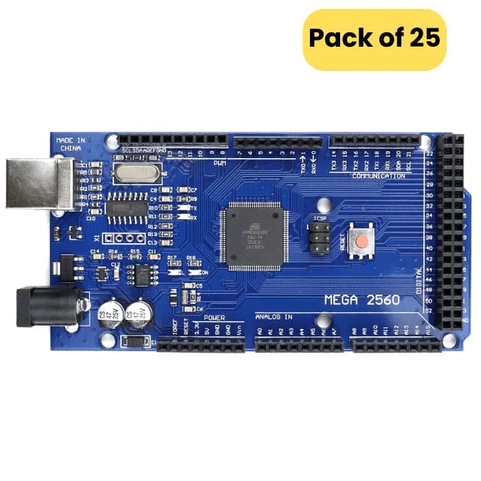 Плата, совместимая с Arduino MEGA 2560 Atmel R3 (25 шт. в упаковке)