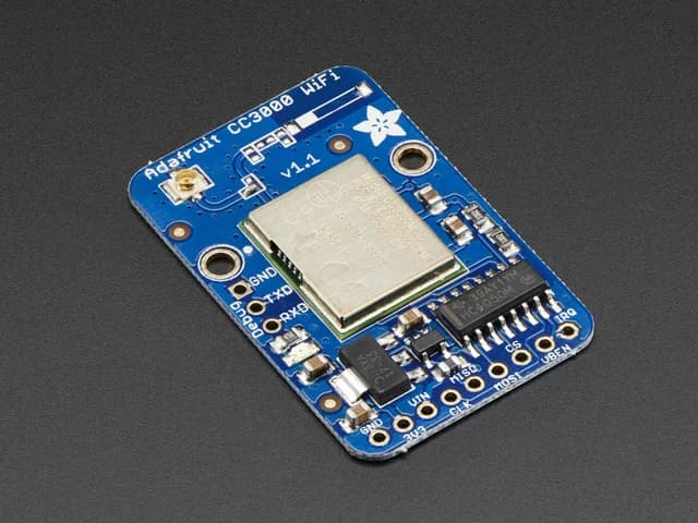 Коммутатор Wi-Fi Adafruit CC3000 с разъемом uFL для внешней антенны