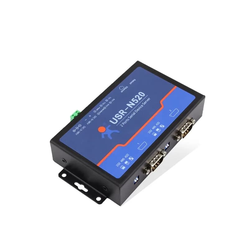 USR-N520 H7 Промышленный 2-портовый преобразователь RS232/RS422/RS485 или Ethernet