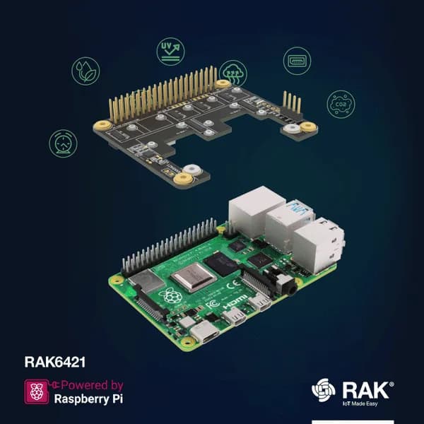 WisMesh Pi HAT RAK6421 | Создавайте узлы Meshtastic на Raspberry Pi с помощью модульного LoRa® | RAK6421