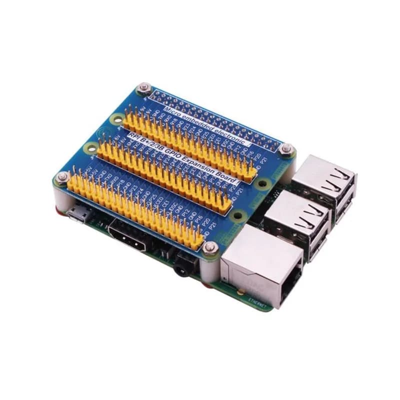 Плата расширения Raspberry Pi GPIO с одного ряда на три ряда для Pi 4/3/2/1