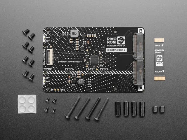 Pimoroni NVMe Base Duo для Raspberry Pi 5