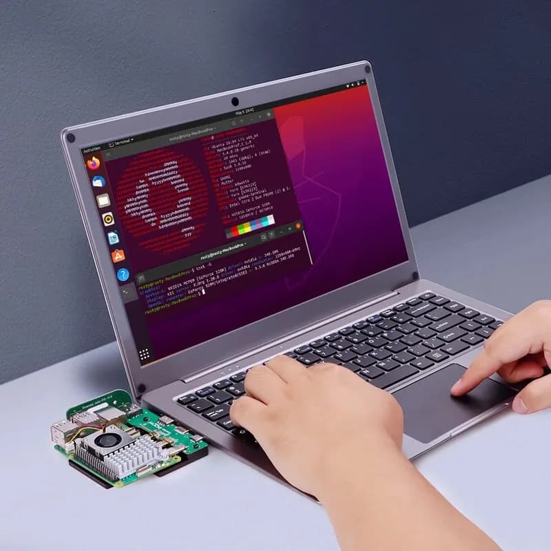 Портативный монитор CrowView Note-All-in-One с английской клавиатурой и мостом Raspberry Pi