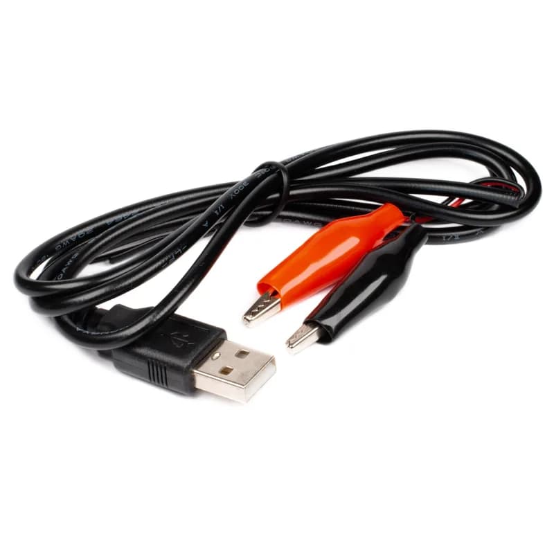 Тестовый кабель типа «крокодил» — USB (1 м)
