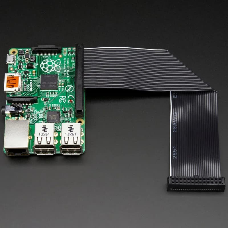 Ленточный кабель GPIO для понижения версии для Pi A+/B+/Pi 2/Pi 3/Pi 4 — с 40p до 26p