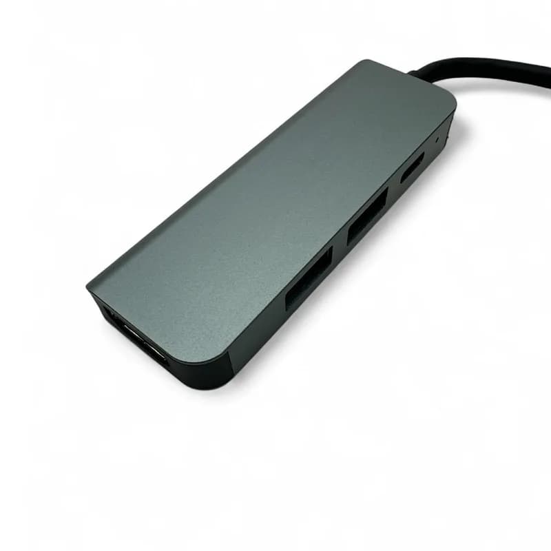 4 в 1 Type-C к HDMI + 2 x USB + Type-C