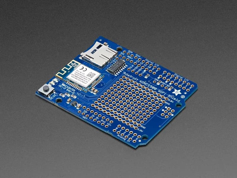 Adafruit WINC1500 WiFi Shield с антенной на печатной плате