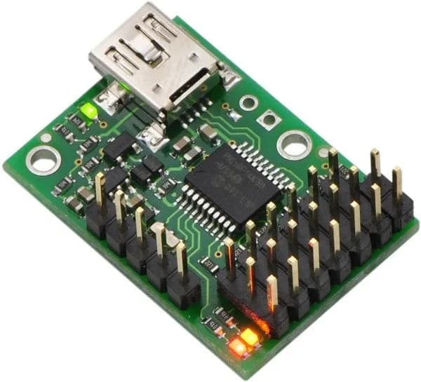 Micro Maestro 6-канальный USB-сервоконтроллер (в сборе)